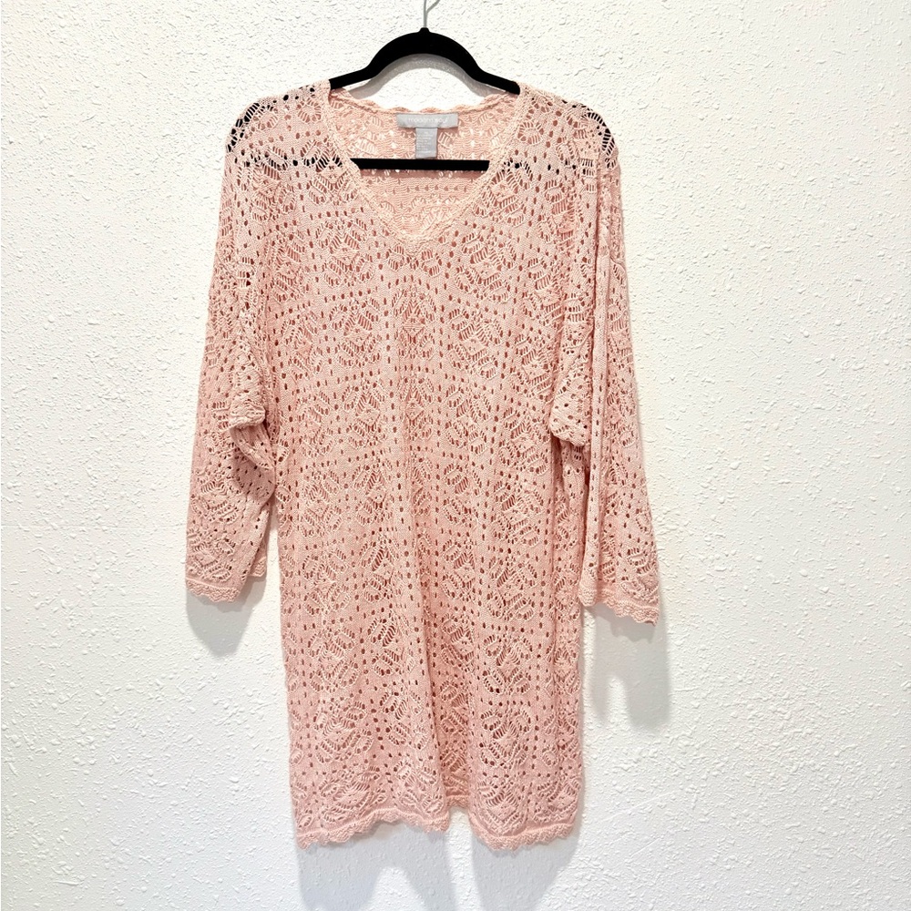 Modern Soul Light‎ Pink Knit Top XL